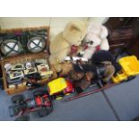 Mixed toys to include boxed 'Days Gone' vehicles, a rocking horse, a picnic set for two, two teddy