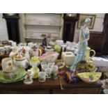 A mixed lot to include The Snowman, Carlton ware and other items