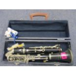 A Couture clarinet, in case