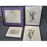 Mixed pictures two Basil Watson signed prints