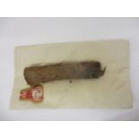 Half a cigar smoked by Sir Winston Churchill in 1953 at Hatfield House, with a letter of provenance,