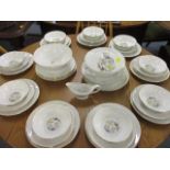 A late 20th century Limoges twelve setting dinner service