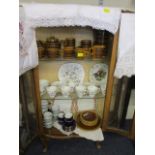 A Coalport 'Cairo' part teaset, Hornsea kitchenware, Martell coffee cups and saucers, mixed ceramics