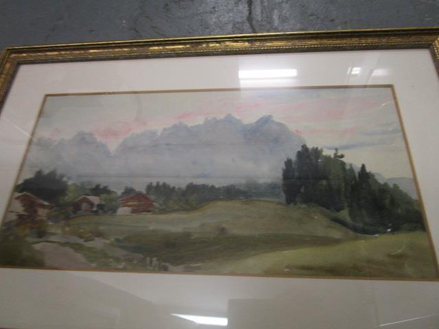 A mixed quantity of Victorian/Edwardian watercolours, miscellaneous prints including Cecil Aldin and - Image 4 of 7