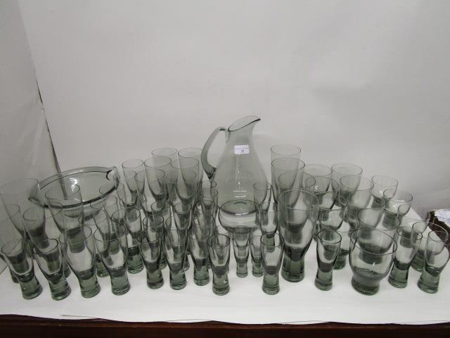 Per Lutken for Holmegaard - a suite of approximately sixty five pieces of Canada design drinking - Image 2 of 2