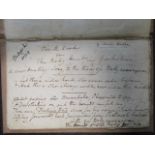 Martin Bladen Edward Hawke - original manuscript for Howell Wood: Or, TheRaby Hunt in Yorkshire,