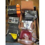 Mixed cameras to include a Kodak Retirette Instamatic and others
