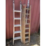 Two sets of ladders