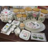 A collection of Portmerion Botanical Garden pattern china