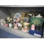 A mixed lot to include various tea sets, boxed glassware, silver plate and other items