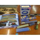 A Hornby Dublo 00 gauge, electric model railway set and accessories, with power unit