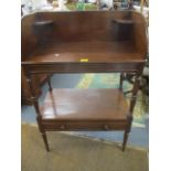 A 19th century mahogany washstand