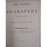 Circa 1870, a pair of gilded 'The Works of Shakespeare' Imperial Editions in two volumes of his