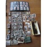 A quantity of early 20th century cigarette cards and albums to include 1930's Senior Service