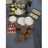 A miscellaneous lot to include Wallace & Gromit collectables, a fox stole, mixed china and boxed