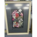 Graham Pilkington - Mixed Seasons, still life of flowers, mixed media, titled, signed and dated 1.