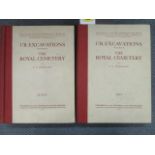 Books - CL Woolley - UR Excavations, The Royal Cemetery Vol II text and plates, circa 1934, many
