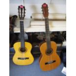 A Chantry acoustic guitar, together with a Spanish acoustic guitar