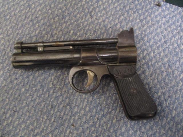 A Webley Junior .77 air pistol