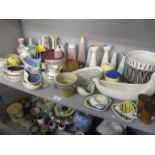 A selection of Hornsea pottery to include craft studio, tasty dishes and other items