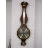 A reproduction mahogany Comitti of London barometer, 32 1/2"h