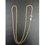 A 9ct gold necklace 6.5g