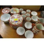 An early 20th century Japanese tea set and other Oriental china