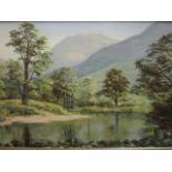 John Davey-Ben Nevis Scotland, an oil on board, signed lower right hand corner in gilt frame