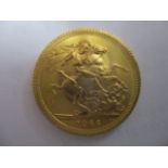 A full gold sovereign 1966