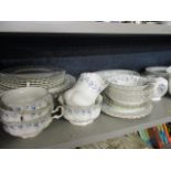 A Susie Cooper part tea set and a Royal Albert Memory Lane pattern part tea set