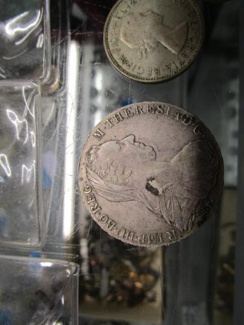 Coins, mainly British Georgian and later coins to include an 1820 George III silver Crown, A - Image 10 of 10