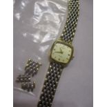 A ladies stainless steel bi-coloured Rotary Prestige wristwatch