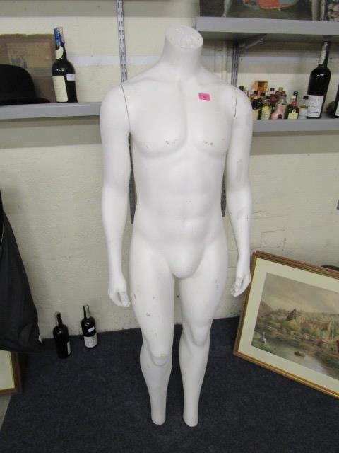 A vintage male mannequin