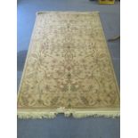 A Karostan Persian design, machine made rug, 97" x 63 1/2"