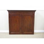A 19th Century mahogany Apothecary Cabinet fitted shelves to interior enclosed by doors, 3ft 10in