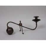 A Benson style piano Candlestick, 13in