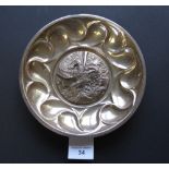 An embossed silver Bowl having relief scene to commemorate 150th Anniversary of RNLI, by AURUM,