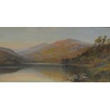 ALFRED AUGUSTUS GLENDENING (1840-1910)'Evening Light, The Head of Grasmere'signed with initials 'A.