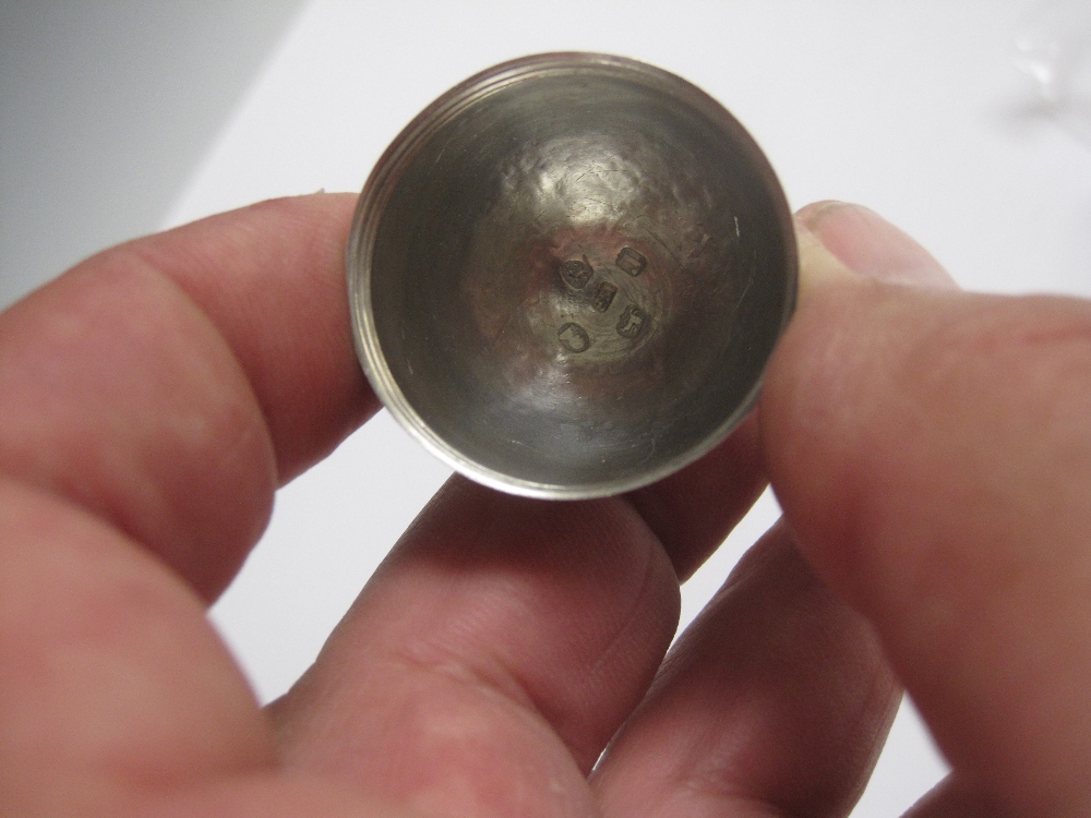 A George III silver egg shape Nutmeg Grater, London 1792, maker: Samuel Meriton II - Image 7 of 9