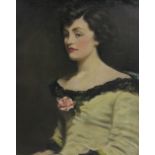 ARTHUR ROYCE BRADBURY ARWA (1892-1977)Portrait of Miss Jacquelin Mearssigned 'A. Bradbury' (lower