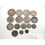 A Collection of mainly British Coins, to include 1887 Double Florin, 1849 Florin, etc, and a