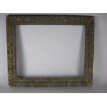 A Continental carved wood frame, with acanthus and arabesque detail, circa 1800inset size 25 1/4 x