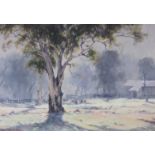 ROBERT J. WILSON (b. 1942)Sunlit Morning, Bathurst (Australia)signedoil on canvas board18 x 24 in (