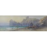 THOMAS HART FSA (1830-1916)Kynance Cove, Cornwallsigned and dated in pencil 'T. Hart 1876' (lower