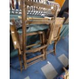 A Pair of Folding Chairs for Restoration