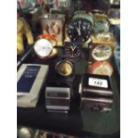 A Collection of Mid 20th Century Alarm Clocks,