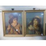 A Pair of Framed Oileographs,