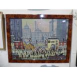 A Framed Tapestry after Lowry