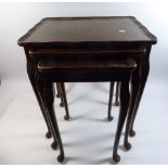 A Nest of Three Mahogany Tables