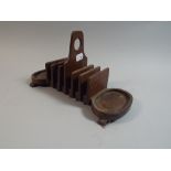 An Art Deco Wooden Toast Rack